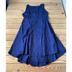 NWT Rio Rea Sleeveless Midi Dress Size XL Women’s Navy
